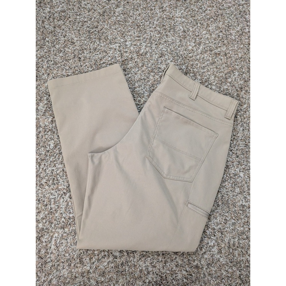 Copper & Oak Pants Mens Sz 38x29 All Day Tec‎ Performance Travel Chinos